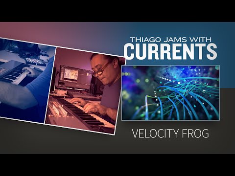 Velocity Frog—Thiago Pinheiro jams with the Currents sound pack for Multiphonics CV-1