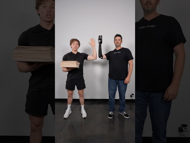 Human Hand VS Bionic Hand!