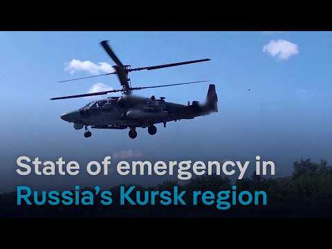 Russia alleges 'large scale' Ukrainian incursion in Kursk region | DW News