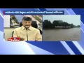 Chandrababu speaks to media on rain situation