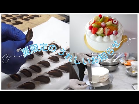 【夏限定！】ケーキ教室開催のお知らせ