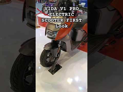 VIDA V1 PRO ELECTRIC SCOOTER FIRST LOOK AT BHARAT MOBILITY GLOBAL EXPO #ev #shorts #electricvehicle