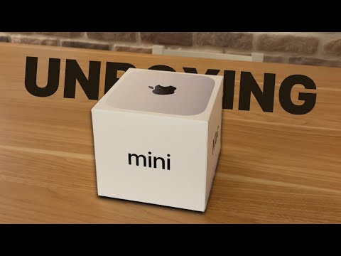 Unboxing Mac mini M4