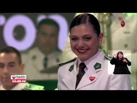 Carabineros de Chile, Homenaje a Juan Gabriel, Teletón Chile 2016
