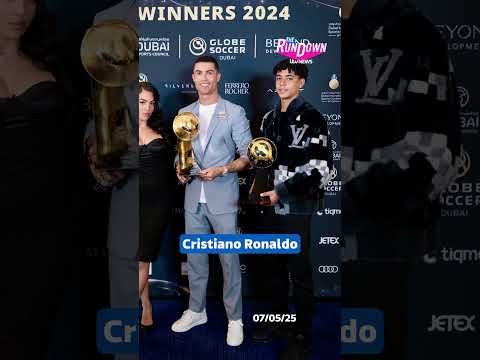 Is Cristiano Ronaldo's son following in his footsteps?  #itvnews #therundown #cristianoronaldo
