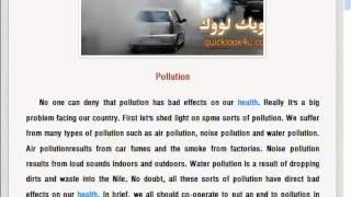 paragraph on pollution