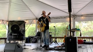 Evolve 50M Setup for Live Acoustic Solo Gigs