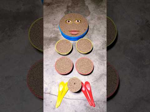 🍊New Style Amazing Sand Cake Making 🍕 फोड़ने में मजा आ गया #shortsfeed #viral #funny