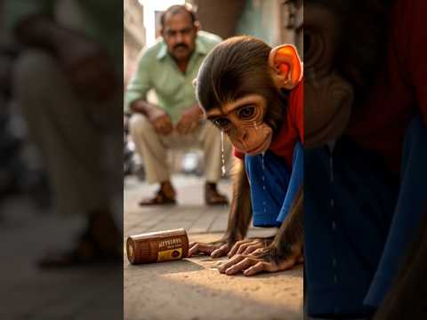 “Shopkeeper Caught Him… But What Happened Next Will Melt Your Heart ❤️🐒”