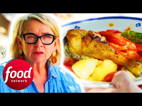 Sophie Grigson Cooks A Delicious Roast Chicken With Chunky Cheese | Sophie Grigson: Slice of Italy