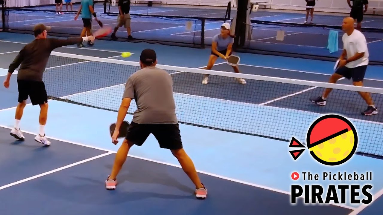 Advanced Senior Men's vs Mixed Pickleball