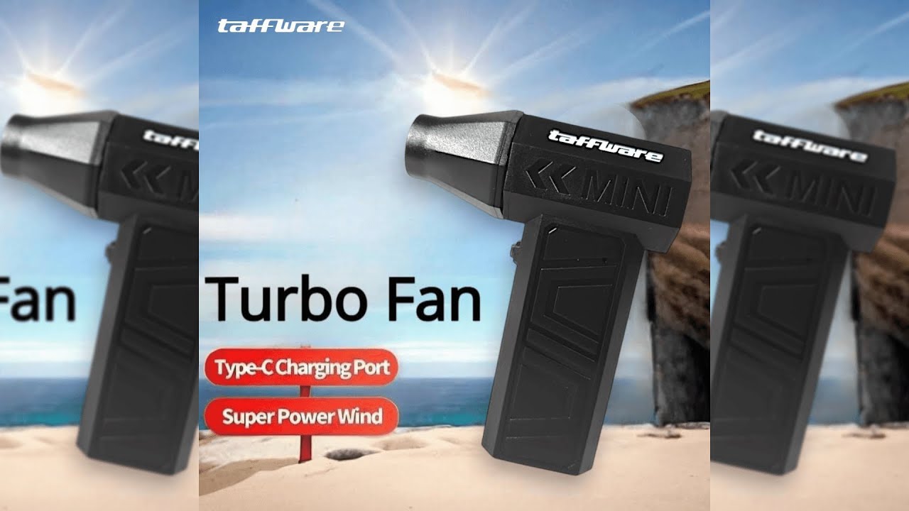 Taffware Mini Turbo Violent Air Blower Cordless Jet Portable 19M/Detik - X3-A Pratinjau video produk Taffware Mini Turbo Violent Air Blower Cordless Jet Portable 19M/Detik - X3-A