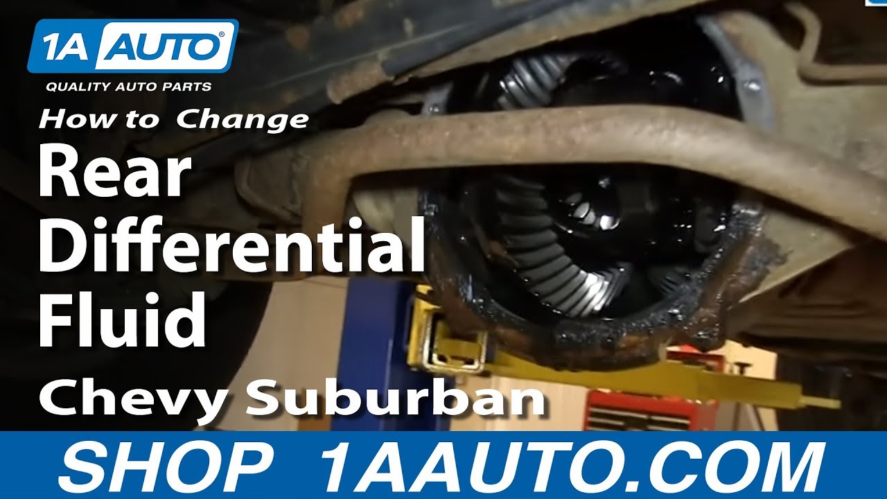 How To Service Change Rear Differential Fluid 2000-06 ... 2005 gmc sierra fuel filter 