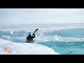 Thrilling Arctic Adventure: Kayaker Tackles Ice Waterfall in Norway