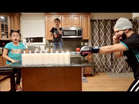 ADAM SALEH'S PUNCH VS. 9 CANDLES!!!!