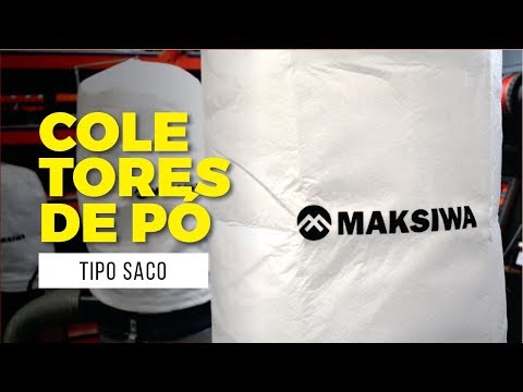 Coletor de Pó com 3 Bocas Trifásico 307L CPD/3.C Maksiwa - Vídeo explicativo