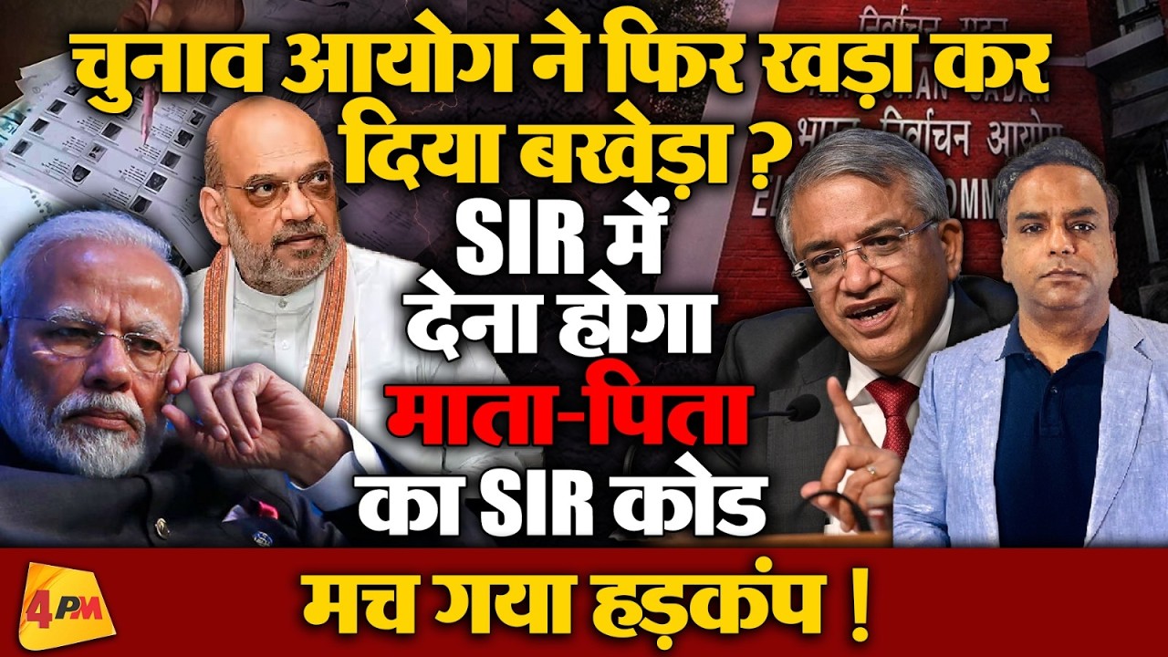 BJP कौन सा खेल-खेल रही है,SIR में देना होगा माता-पिता का SIR कोड
