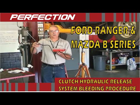 How to bleed a hydraulic clutch on a ford ranger #7