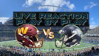 Washington Commanders at Seattle Seahawks Live Reaction Play by Play