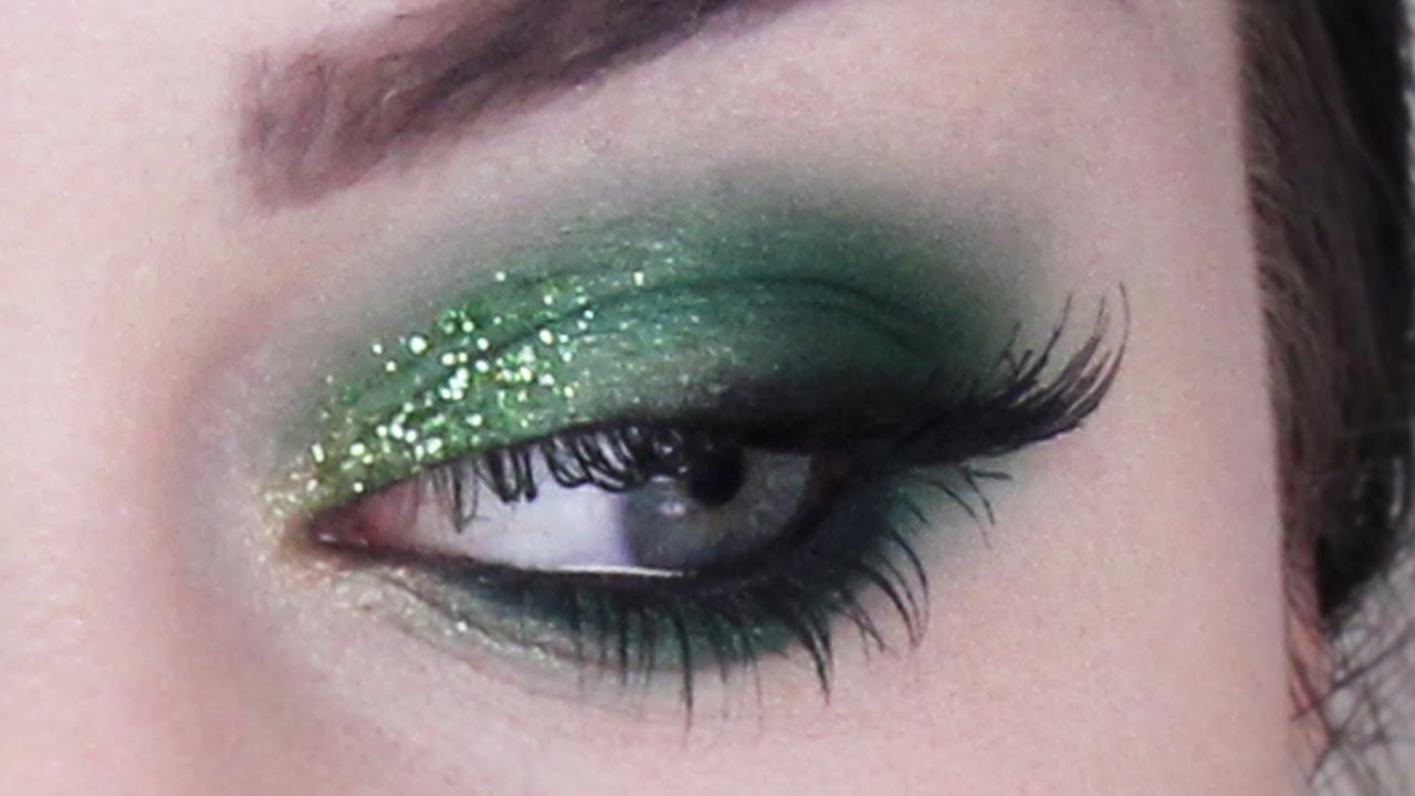 st patrick day eye makeup