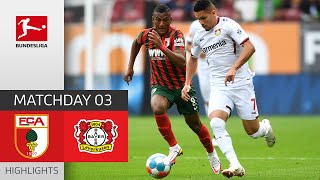 FC Augsburg — Bayer 04 Leverkusen 1-4 | Highlights | Matchday 3 – Bundesliga 2021/22