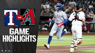 Rangers vs. D-backs Game Highlights (9/2/25) | MLB Highlights