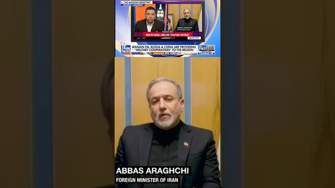 Iranian FM says Russia, China helping in region 'militarily' #shorts #foxnews #world #iran #news