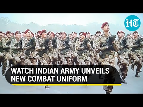 Indian Army unveils new digital combat uniform at Army Day parade