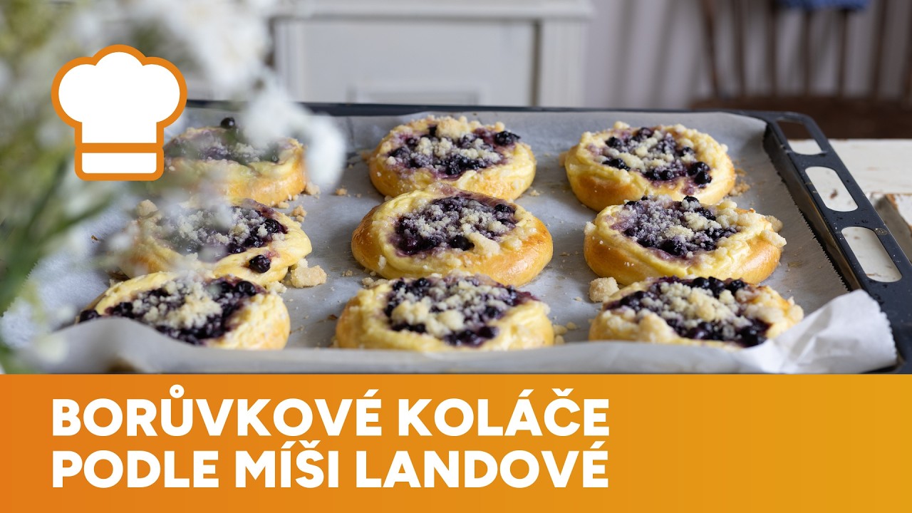 Poctivé borůvkové koláče s tvarohovou náplní podle Míši Landové