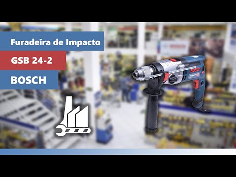 Furadeira de Impacto GSB 24-2 1100W 220V Bosch - Vídeo explicativo