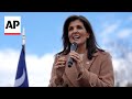 Nikki Haley is sharpening contrasts with Donald Trump