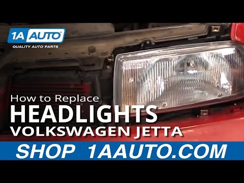 VW JETTA-VENTO A3 (MKIII) - Headlight and Bulb Replacement