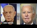 Biden tells Netanyahu Rafah incursions should not go ahead without plan to ensure civilians’ safety