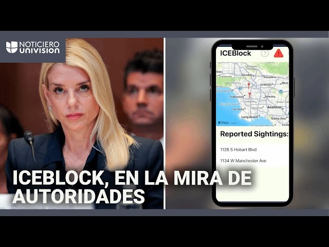 Pam Bondi amenaza con procesar a creador de app que alerta sobre operativos de ICE: ¿podría hacerlo?