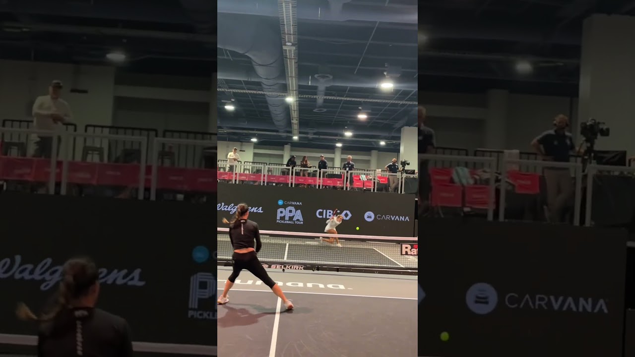 SO GOOD 😧 Can’t believe this level of pickleball singles 😳