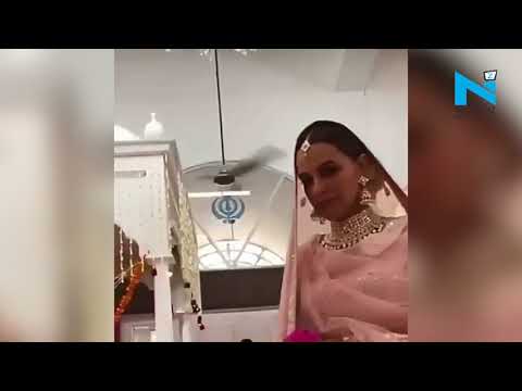 Neha Dhupia’s wedding video goes viral Neha Dhupia’s wedding video goes viral