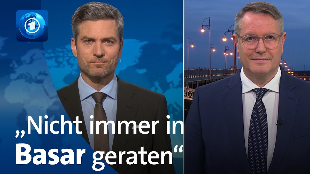 Bund-Länder-Streit um Steuersenkungen: Ministerpräsident Schweitzer (SPD) | tagesthemen interview