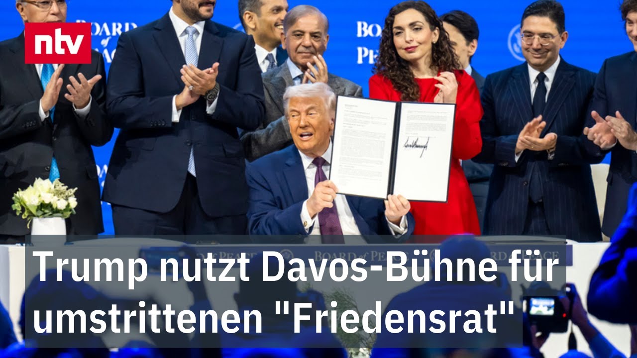 Trump nutzt Davos-Bühne für umstrittenen "Friedensrat" - "Können tun, was wir wollen"
