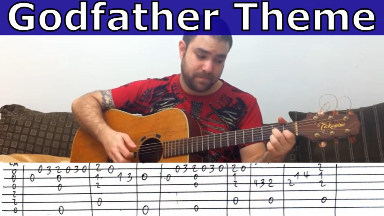 Fingerstyle Tutorial Godfather Theme Guitar Lesson W Tab Youtube 