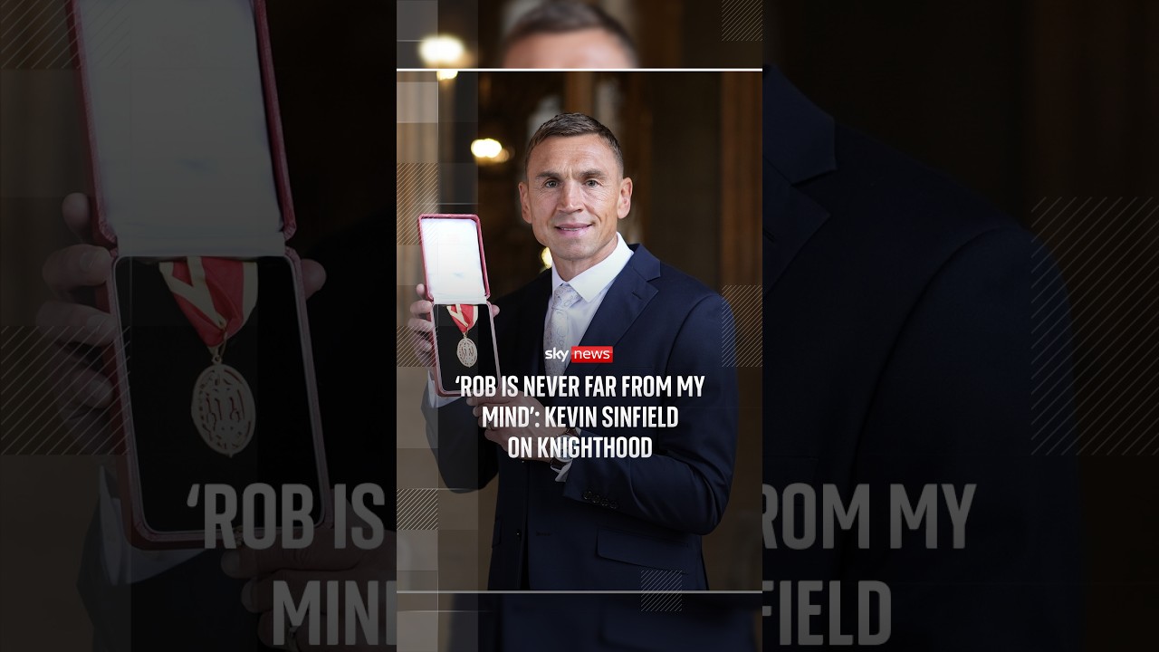 'Rob is never far from my mind': Kevin Sinfield on knighthood