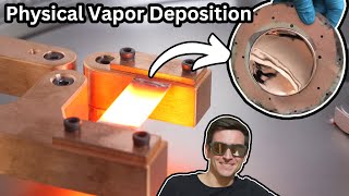 Evaporating Metal in a High Vacuum to Coat Glass and PLA - PVD