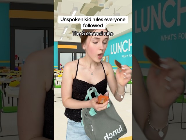 Unspoken kid rules everyone followed #comedy #pov #relatable #skit