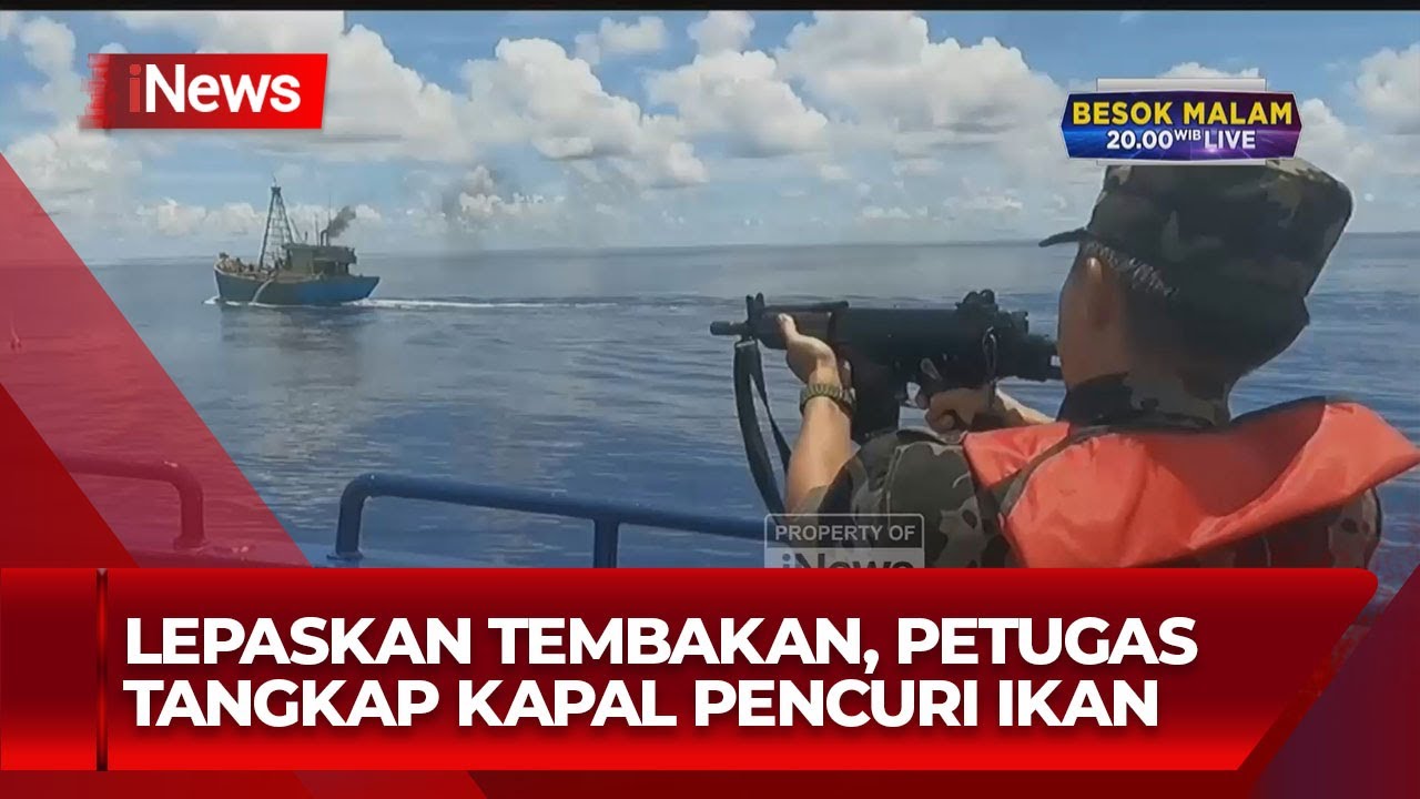 Kejar Kapal Vietnam Pencuri Ikan di Natuna, Petugas Lepaskan Tembakan - iNews Prime 21/08