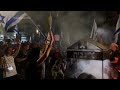 Israeli police and protesters scuffle as thousands call for Israel to accept Gaza truce  - 01:01 min - News - Video