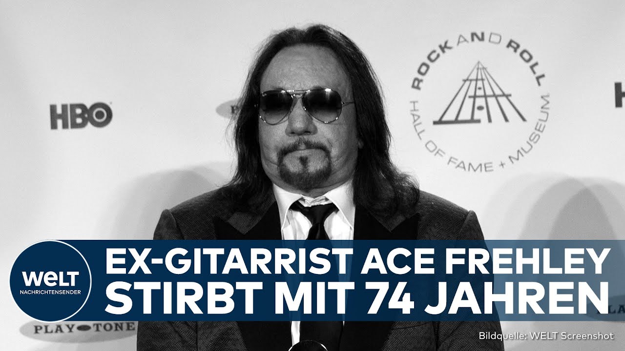 KISS: Ex-Gitarrist Ace Frehley stirbt mit 74 Jahren nach Sturz in Morristown