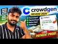 How to earn money with crowdgen review  crowdgen payment proof  crowdgen earning 2026