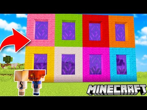 8 NOWYCH PORTALI W MINECRAFT! 😱 CZY UDA NAM SIĘ DO NICH 