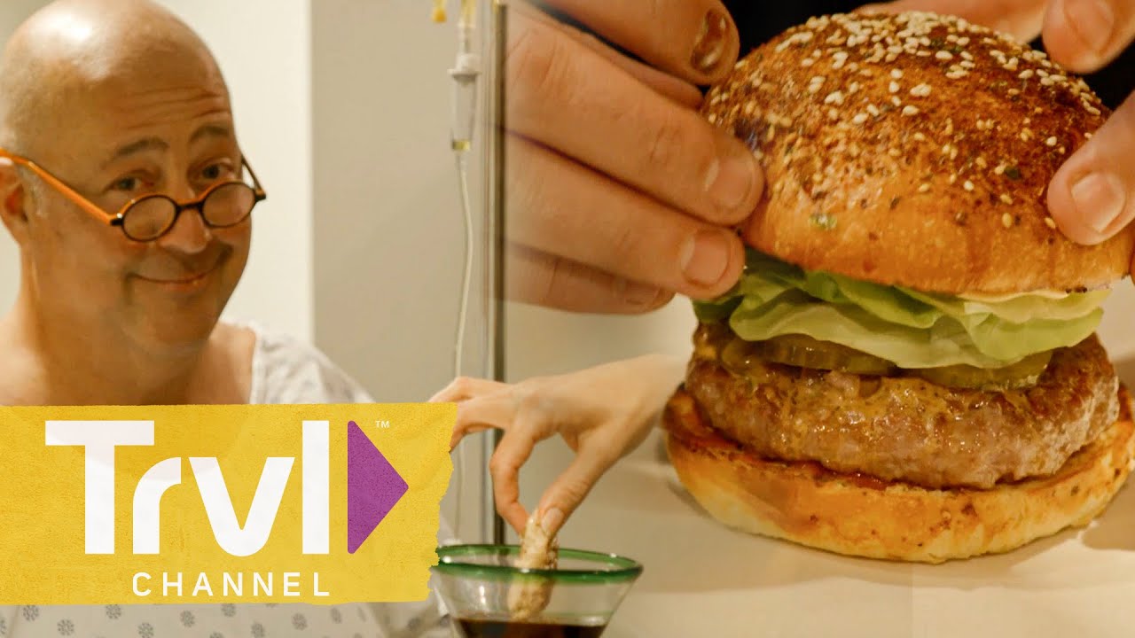 Vampire Facials, Ceviche & Nitro Shrimp | Bizarre Foods with Andrew Zimmern | Travel Channel