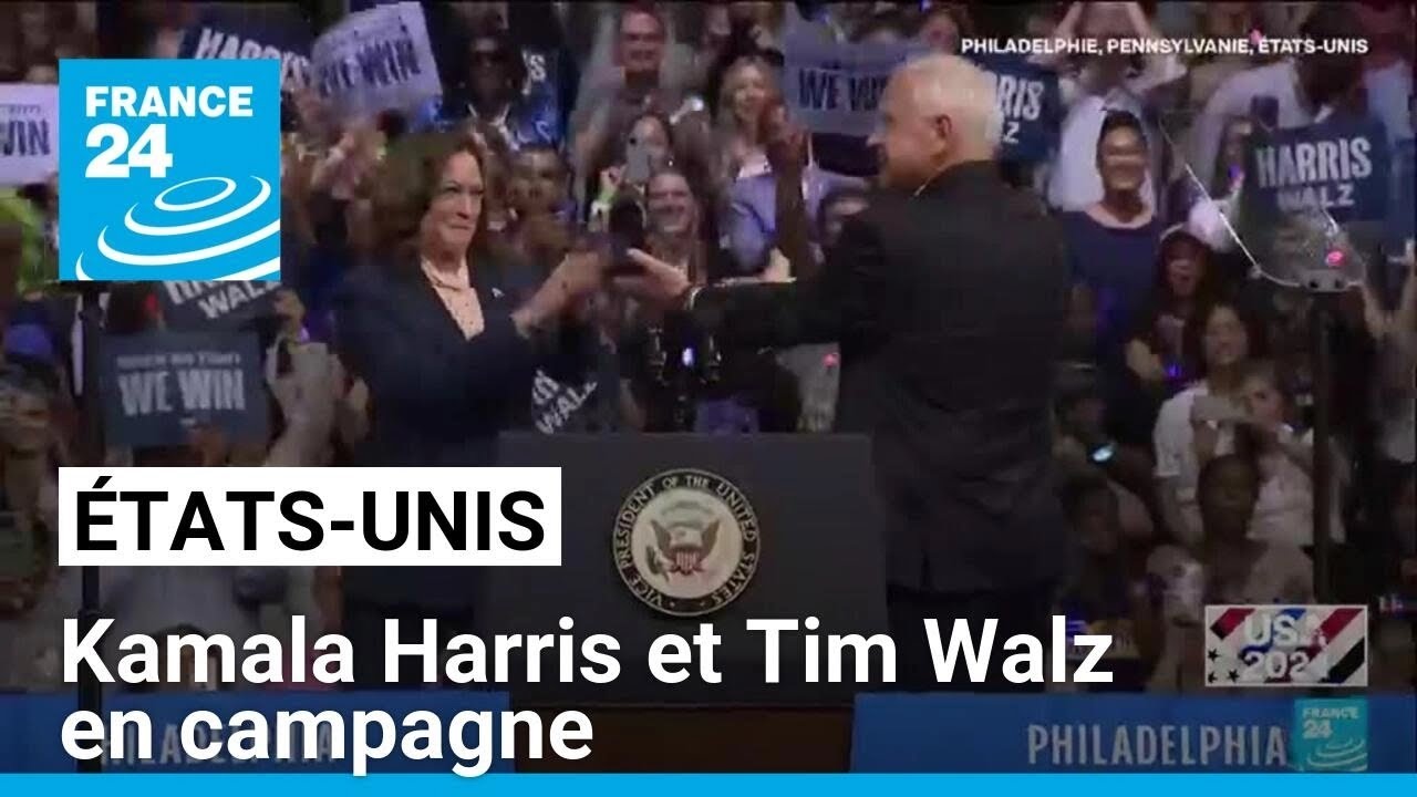 Présidentielle américaine : Kamala Harris et Tim Walz en campagne • FRANCE 24