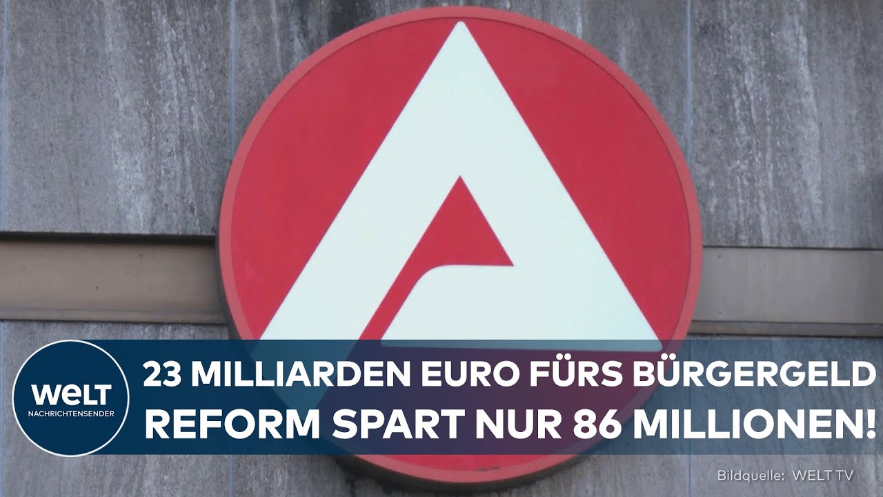 DEUTSCHLAND: Bürgergeld-Ausgaben steigen weiter! – Reform soll nur 86 Millionen Euro einsparen